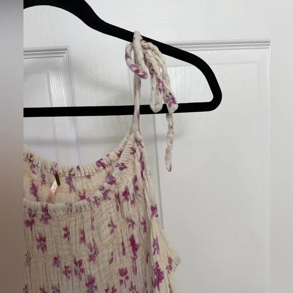 Free People Free People Azure Floral Midi Dress | Size Medium - Picture 6 of 10